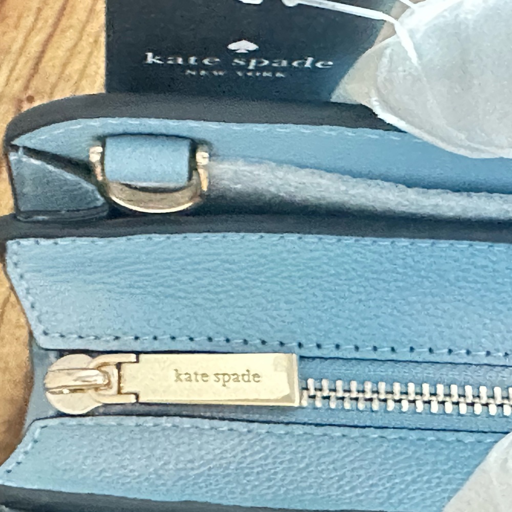 NWT - Kate Spade Light Blue Satchel - Picture 7 of 12